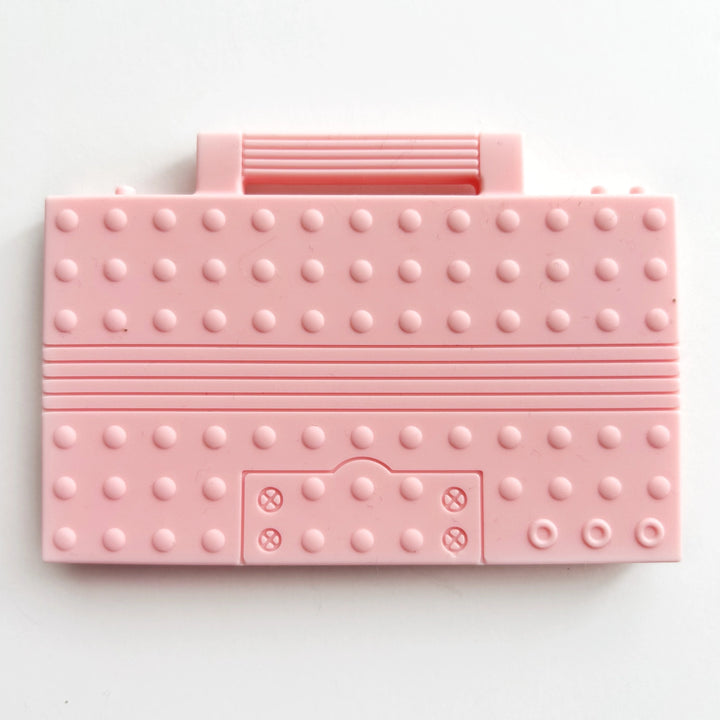 Baby Gift Boombox Silicone Teether - Light Pink