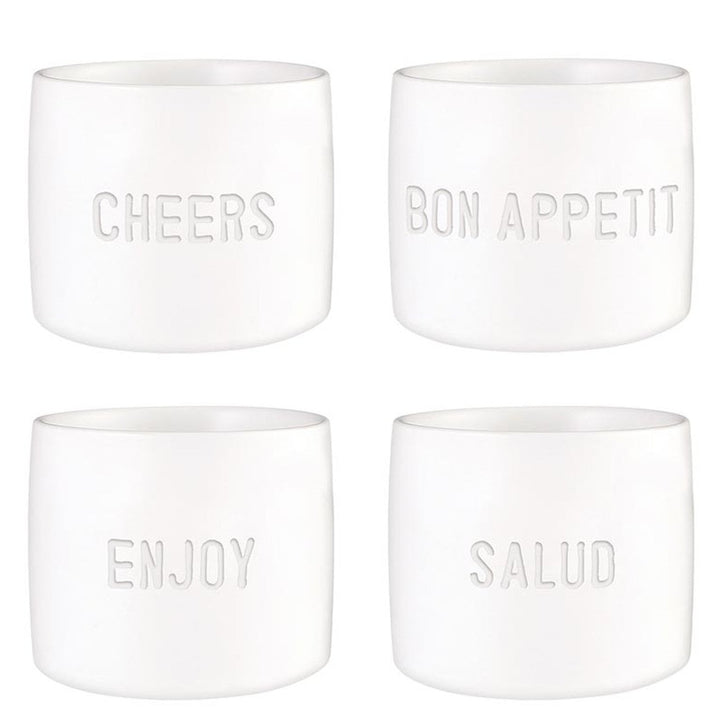 Napkin Rings - Bon Appetit - Set of 4