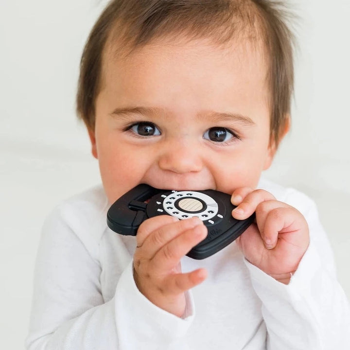 Rotary Dial Phone Teether - Black